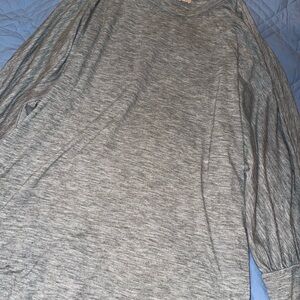 LOFT Heather Gray Long Sleeve Men's Tee